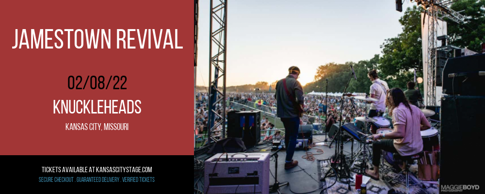 Jamestown Revival at Knuckleheads tickets Jamestown Revival at Knuckleheads