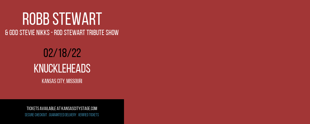 Robb Stewart & GDD Stevie Nikks - Rod Stewart Tribute Show at Knuckleheads