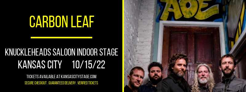 Carbon Leaf at Knuckleheads tickets Carbon Leaf at Knuckleheads