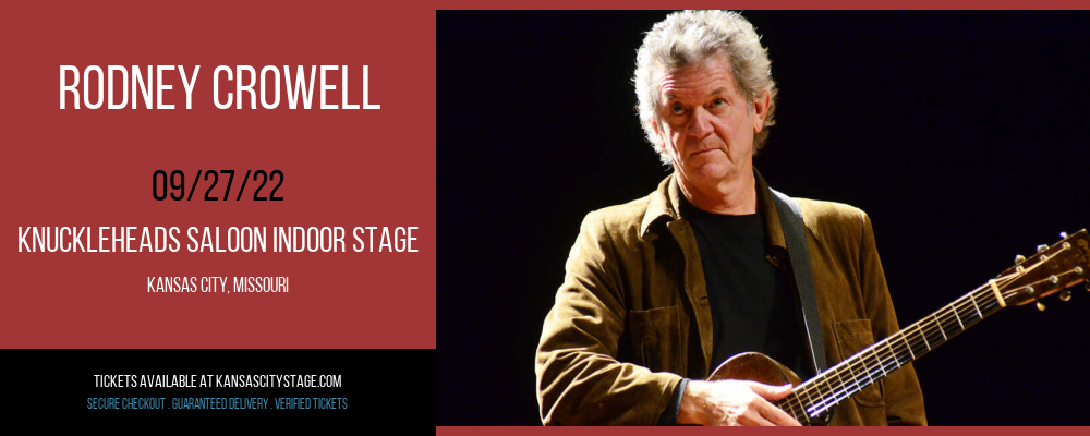 Rodney Crowell at Knuckleheads