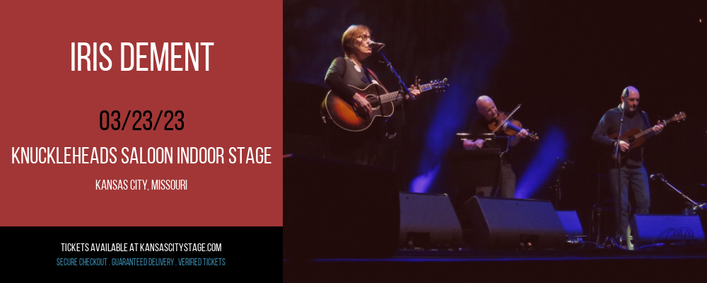 Iris Dement at Knuckleheads tickets Iris Dement at Knuckleheads