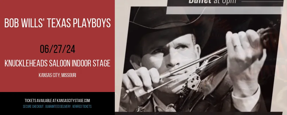 Bob Wills' Texas Playboys at Knuckleheads Saloon Indoor Stage