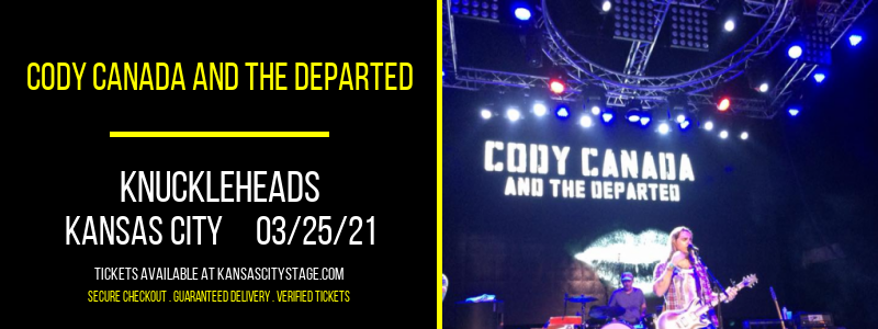 Cody Canada and The Departed at Knuckleheads tickets Cody Canada and The Departed at Knuckleheads