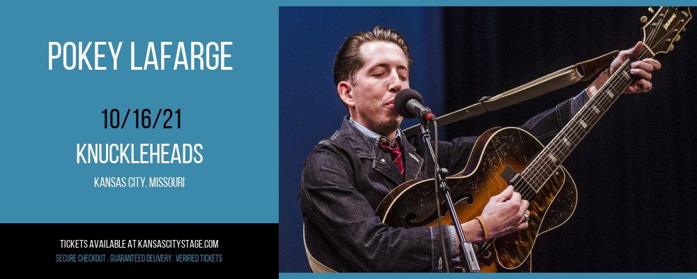 Pokey LaFarge at Knuckleheads tickets Pokey LaFarge at Knuckleheads