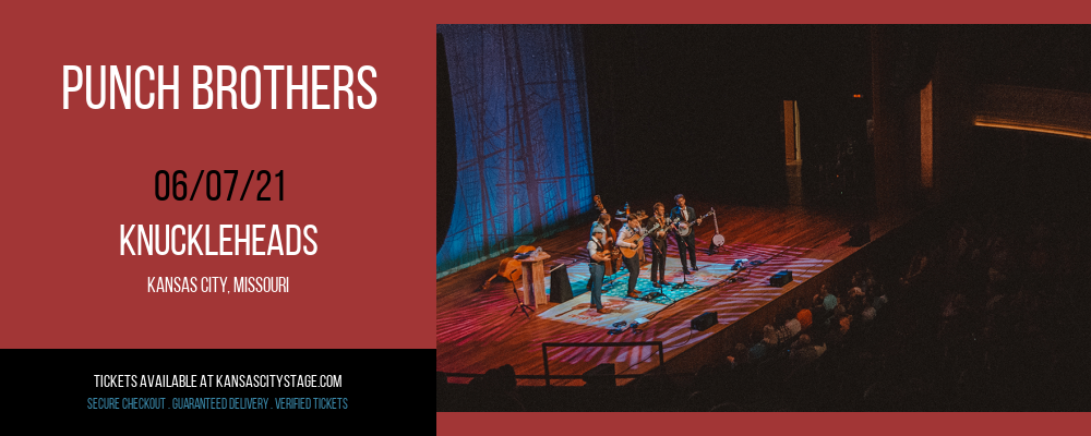 Punch Brothers at Knuckleheads tickets Punch Brothers at Knuckleheads