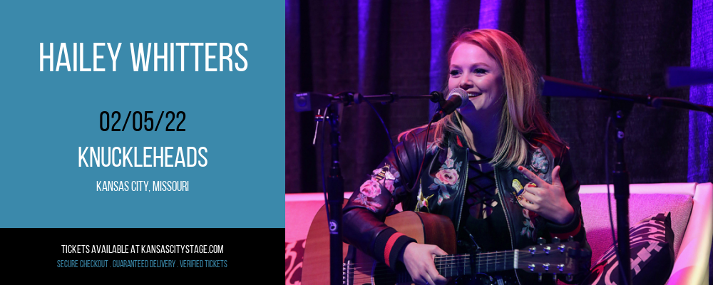Hailey Whitters at Knuckleheads tickets Hailey Whitters at Knuckleheads
