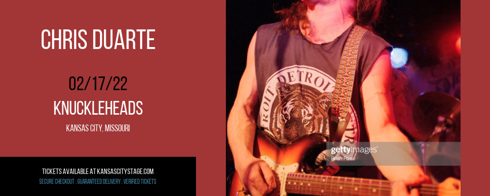 Chris Duarte at Knuckleheads tickets Chris Duarte at Knuckleheads