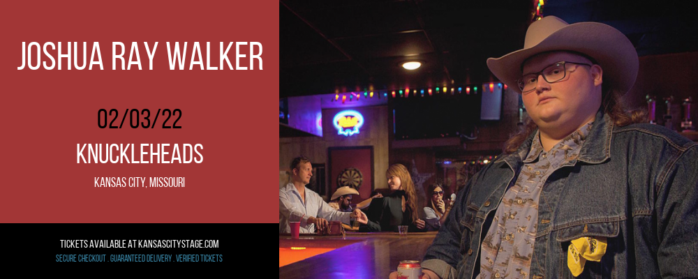 Joshua Ray Walker at Knuckleheads tickets Joshua Ray Walker at Knuckleheads