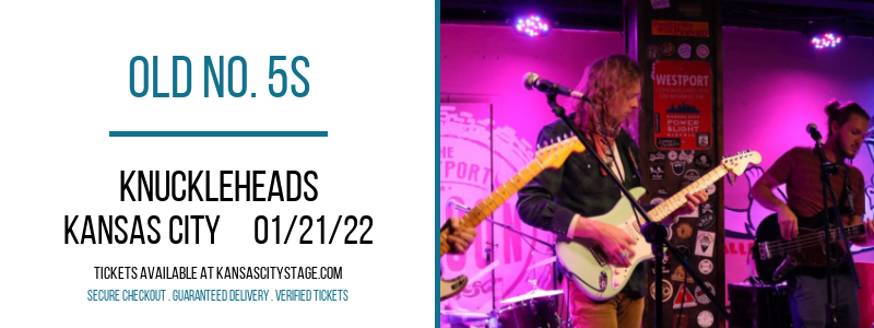 Old No. 5s at Knuckleheads tickets Old No. 5s at Knuckleheads