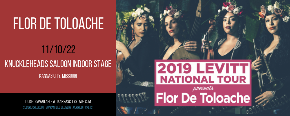 Flor de Toloache at Knuckleheads tickets Flor de Toloache at Knuckleheads