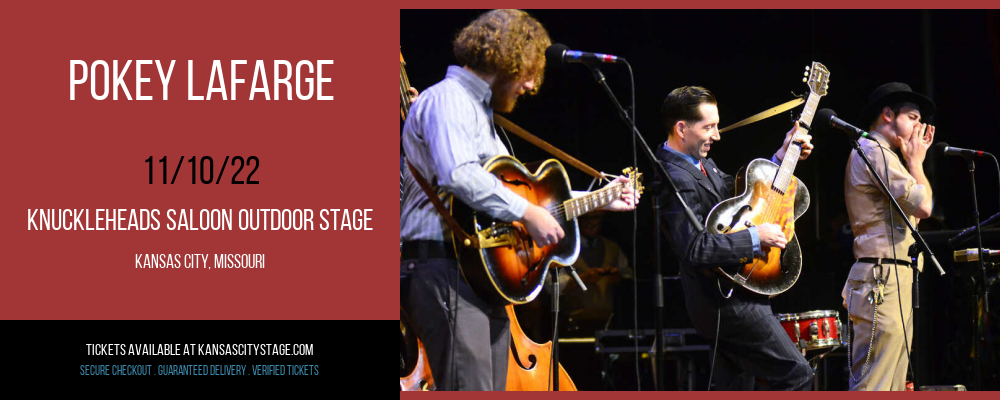 Pokey LaFarge at Knuckleheads tickets Pokey LaFarge at Knuckleheads