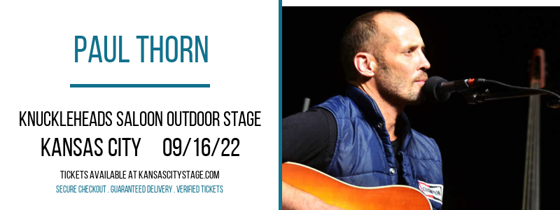Paul Thorn at Knuckleheads tickets Paul Thorn at Knuckleheads