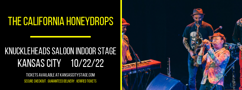 The California Honeydrops at Knuckleheads tickets The California Honeydrops at Knuckleheads