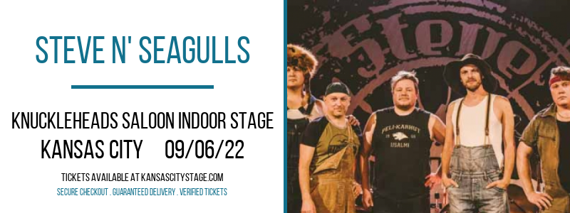Steve N' Seagulls at Knuckleheads tickets Steve N' Seagulls at Knuckleheads