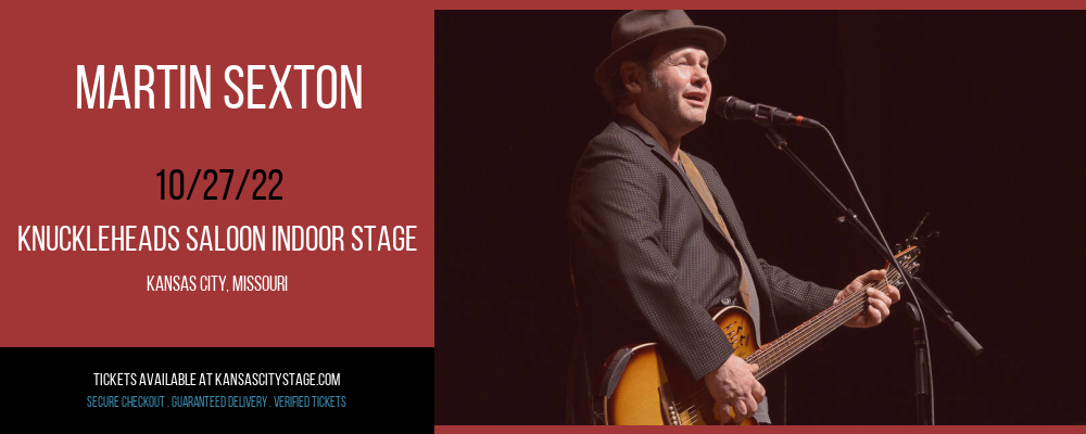 Martin Sexton at Knuckleheads tickets Martin Sexton at Knuckleheads