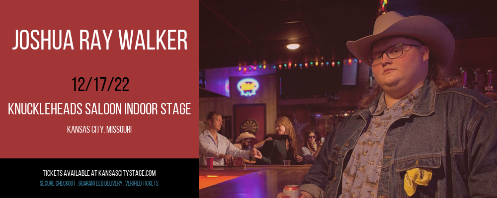 Joshua Ray Walker at Knuckleheads tickets Joshua Ray Walker at Knuckleheads
