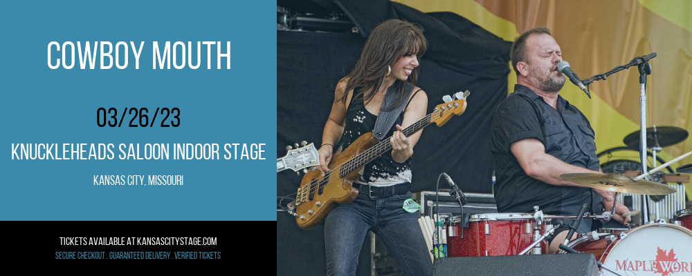 Cowboy Mouth at Knuckleheads tickets Cowboy Mouth at Knuckleheads