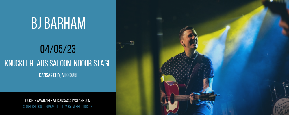 BJ Barham at Knuckleheads tickets BJ Barham at Knuckleheads