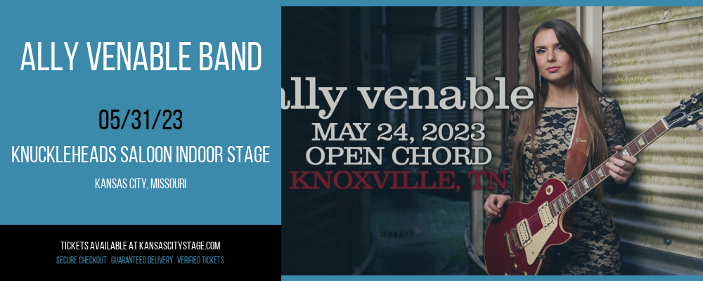 Ally Venable Band at Knuckleheads tickets Ally Venable Band at Knuckleheads