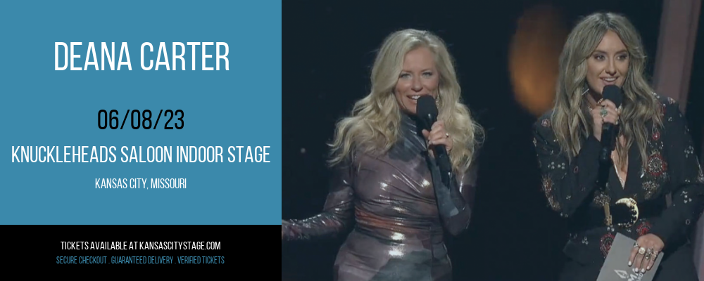 Deana Carter at Knuckleheads tickets Deana Carter at Knuckleheads