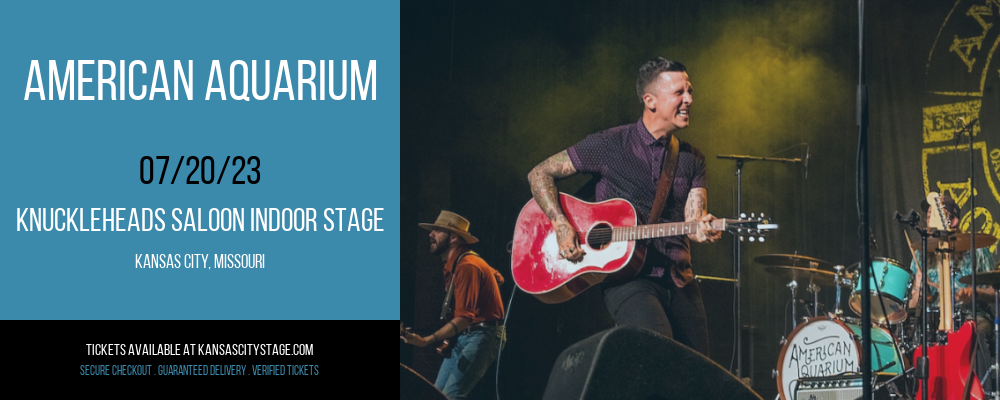 American Aquarium at Knuckleheads tickets American Aquarium at Knuckleheads