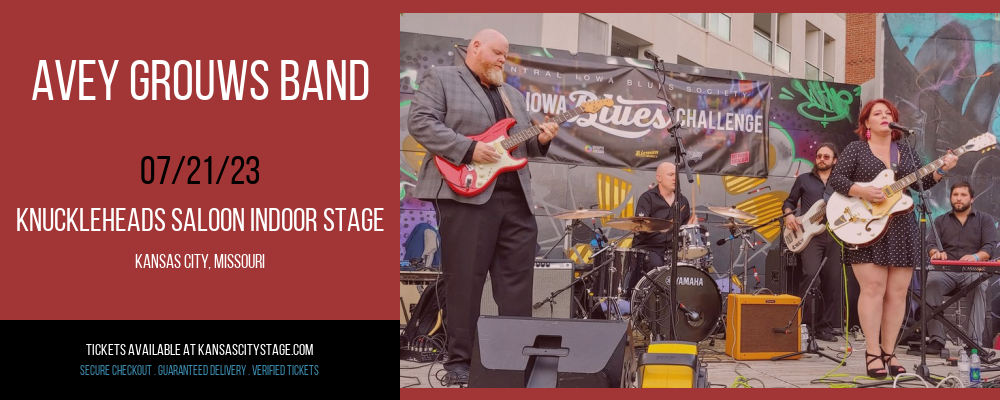 Avey Grouws Band at Knuckleheads tickets Avey Grouws Band at Knuckleheads