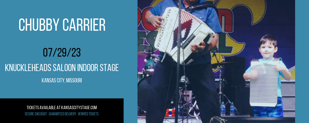 Chubby Carrier at Knuckleheads tickets Chubby Carrier at Knuckleheads