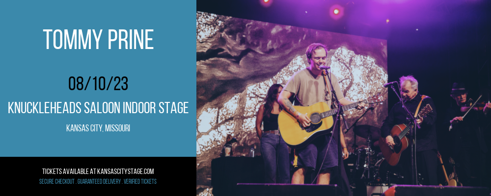 Tommy Prine at Knuckleheads tickets Tommy Prine at Knuckleheads