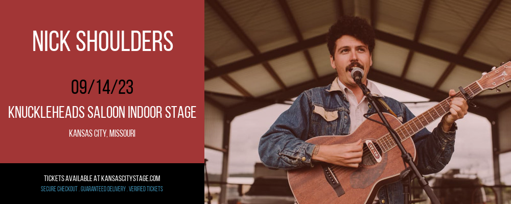 Nick Shoulders at Knuckleheads tickets Nick Shoulders at Knuckleheads