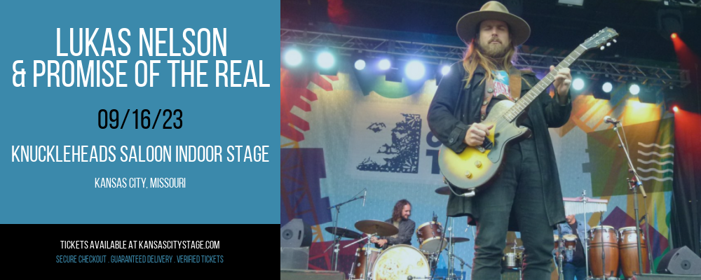 Lukas Nelson & Promise Of The Real at Knuckleheads Saloon Indoor Stage