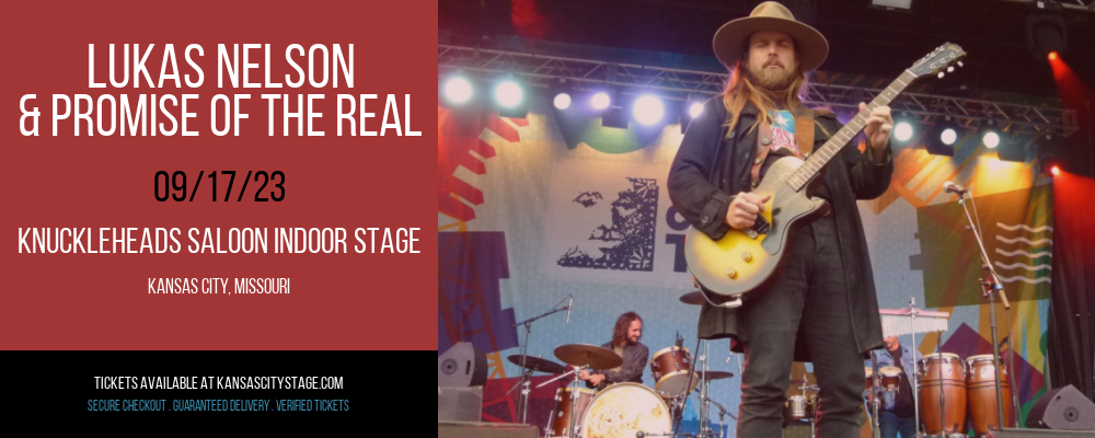 Lukas Nelson & Promise Of The Real at Knuckleheads Saloon Indoor Stage