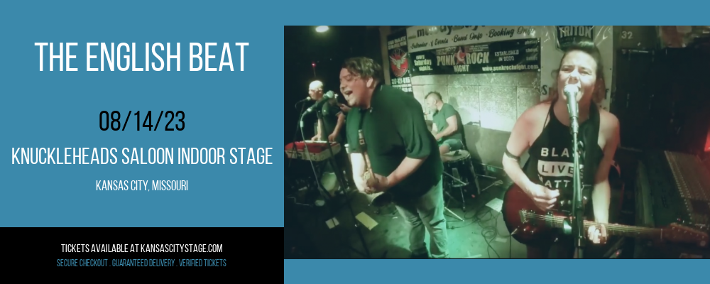 The English Beat at Knuckleheads tickets The English Beat at Knuckleheads