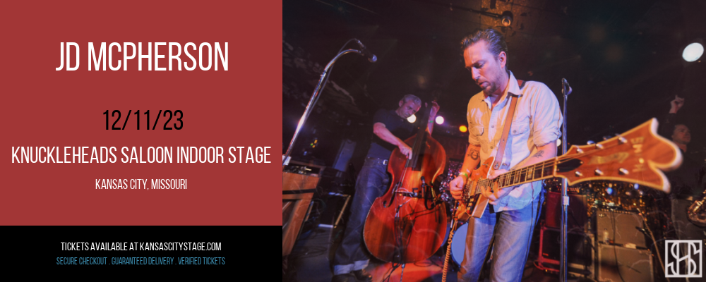 JD McPherson at Knuckleheads Saloon Indoor Stage