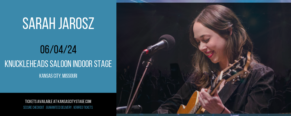 Sarah Jarosz at Knuckleheads Saloon Indoor Stage