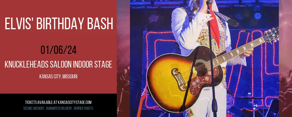 Elvis' Birthday Bash at Knuckleheads Saloon Indoor Stage