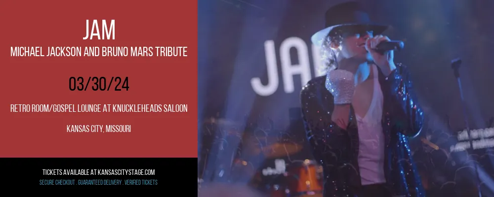 JAM - Michael Jackson and Bruno Mars Tribute at Retro Room/Gospel Lounge At Knuckleheads Saloon