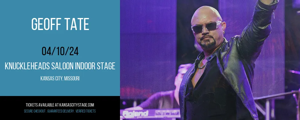 Geoff Tate at Knuckleheads Saloon Indoor Stage