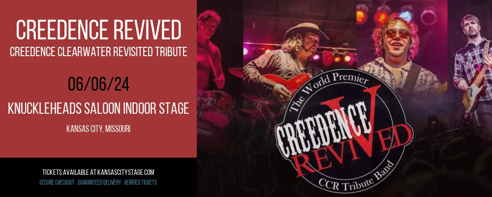 Creedence Revived - Creedence Clearwater Revisited Tribute at Knuckleheads Saloon Indoor Stage