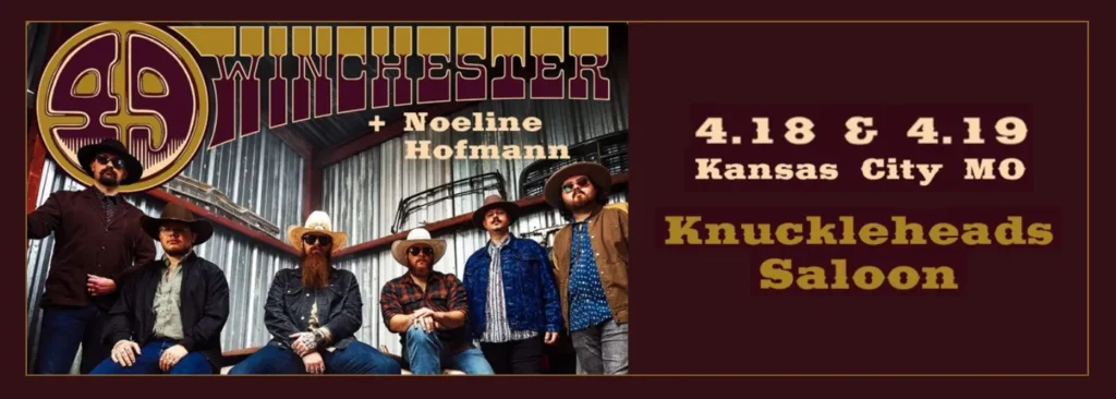 49 Winchester & Noeline Hofman at Knuckleheads Saloon Indoor Stage
