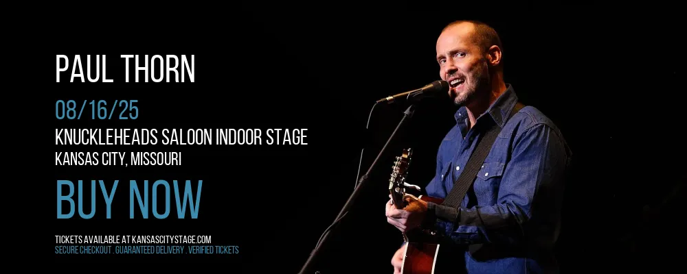 Paul Thorn at Knuckleheads Saloon Indoor Stage