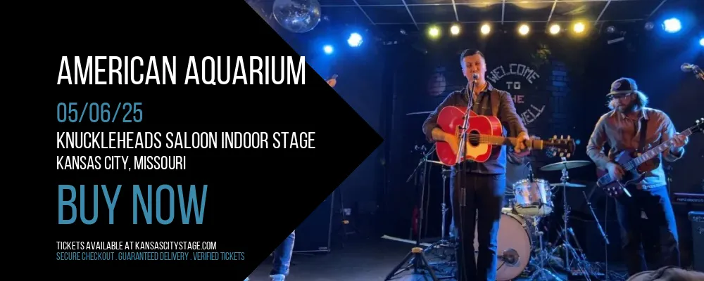 American Aquarium at Knuckleheads Saloon Indoor Stage