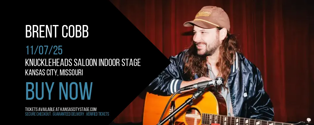 Brent Cobb at Knuckleheads Saloon Indoor Stage