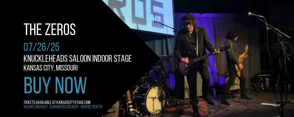 The Zeros at Knuckleheads Saloon Indoor Stage