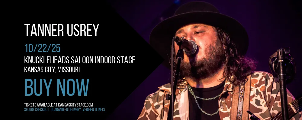 Tanner Usrey at Knuckleheads Saloon Indoor Stage