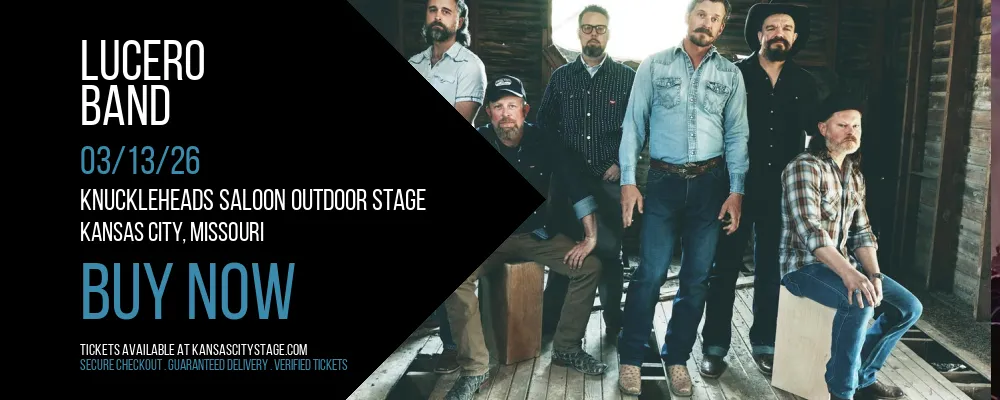 Lucero at Knuckleheads Saloon Outdoor Stage