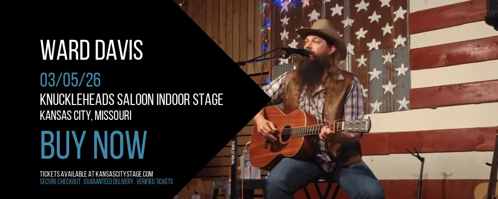 Ward Davis at Knuckleheads Saloon Indoor Stage