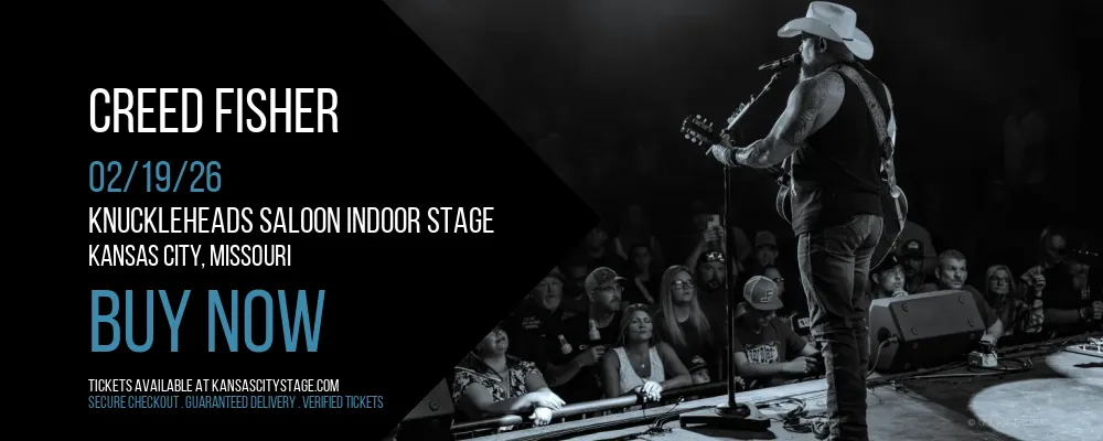 Creed Fisher at Knuckleheads Saloon Indoor Stage