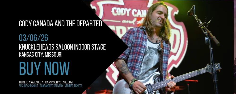 Cody Canada and The Departed at Knuckleheads Saloon Indoor Stage