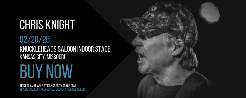 Chris Knight at Knuckleheads Saloon Indoor Stage