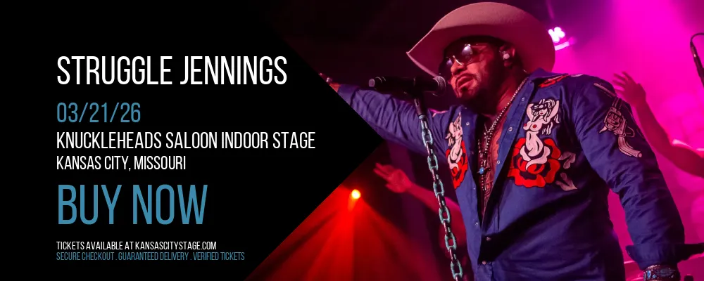 Struggle Jennings at Knuckleheads Saloon Indoor Stage